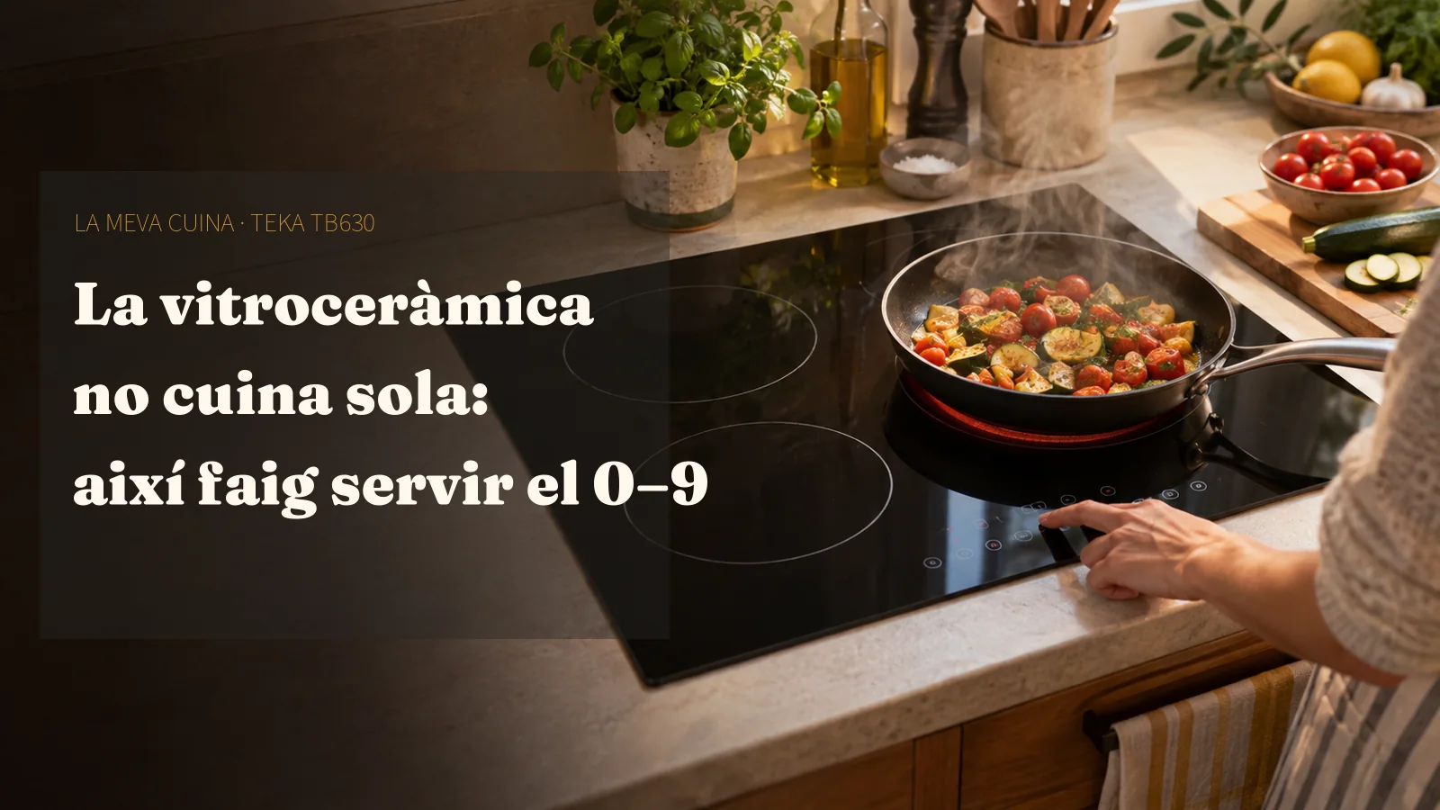 La meva vitroceràmica Teka TB630: com cuino realment del 0 al 9